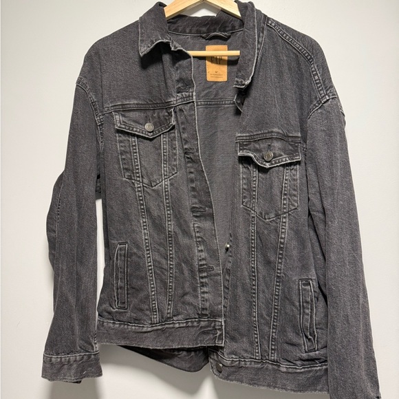 GAP Jackets & Blazers - GAP Charcoal Oversized Denim Jacket MT